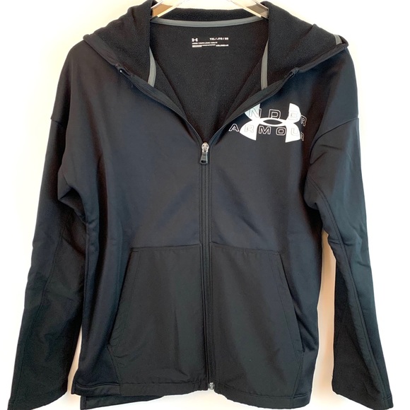 Under Armour Other - Under Armour Boys Black Zip Up Hoodie